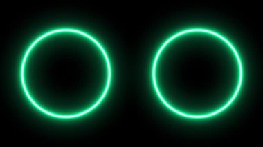 Neon işareti nesne elektriksel animasyon grafikleri