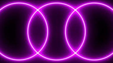 Neon işareti nesne elektriksel animasyon grafikleri