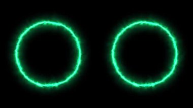 Neon işareti nesne elektriksel animasyon grafikleri