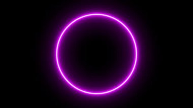 Neon işareti nesne elektriksel animasyon grafikleri