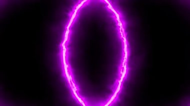 Neon işareti nesne elektriksel animasyon grafikleri
