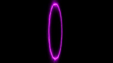 Neon işareti nesne elektriksel animasyon grafikleri