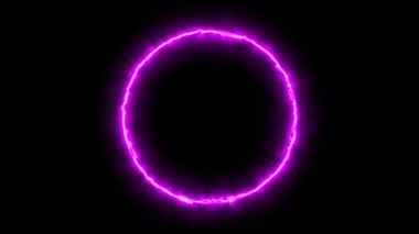 Neon işareti nesne elektriksel animasyon grafikleri