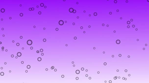 Bubbles Moving Animation Motion Graphics — стоковое видео