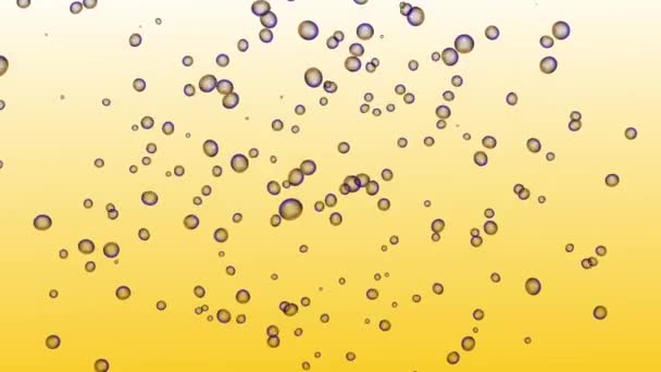 Bubbles Moving Animation Motion Graphics — Stock Video