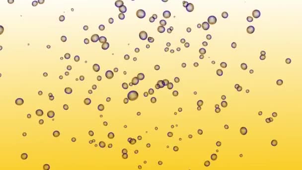 Bubbles Moving Animation Motion Graphics — Video Stock