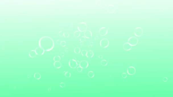 バブルが動くアニメーションモーショングラフィックス — ストック動画