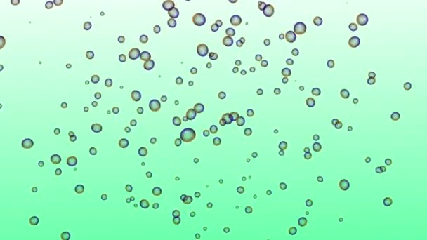 Bubbles Moving Animation Motion Graphics — Vídeo de Stock