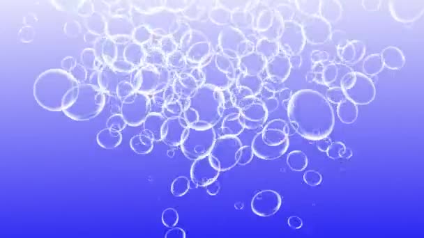 Blasen Bewegen Animation Bewegungsgrafik — Stockvideo