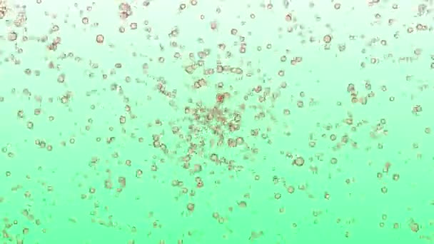 Bubbles Bewegende Animatie Motion Graphics — Stockvideo