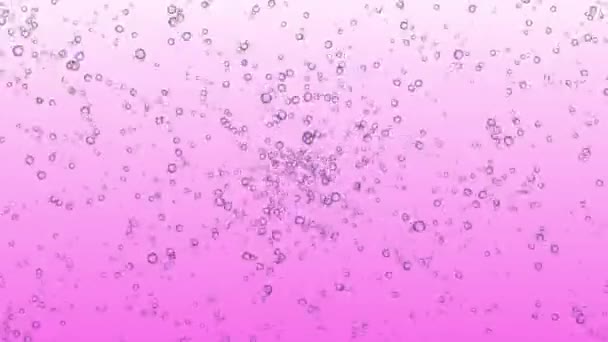 Bubbles Moving Animation Motion Graphics — Stockvideo