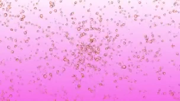 Bubbles Moving Animation Motion Graphics — Stockvideo