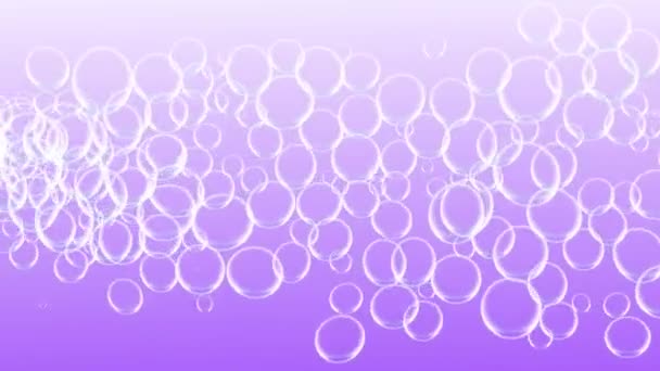 Bubbles Moving Animation Motion Graphics — Stockvideo