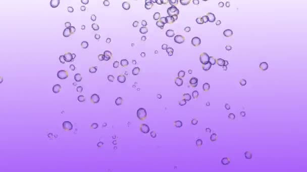 Bubbles Moving Animation Motion Graphics — Vídeo de Stock