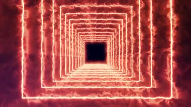 Graphismes Mouvement Animation Tunnel — Video