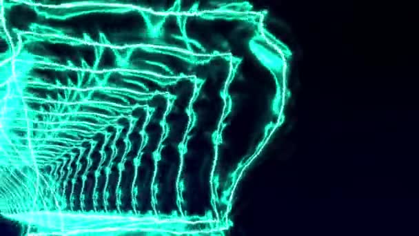 Graphismes Mouvement Animation Tunnel — Video