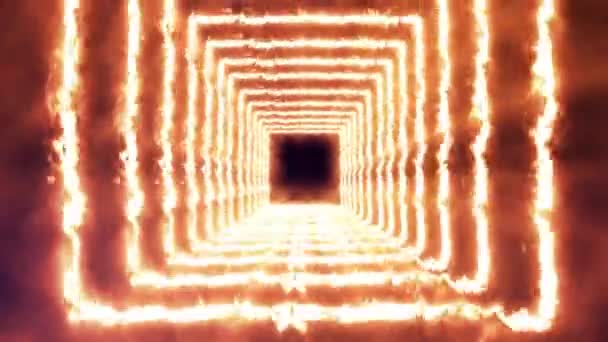 Tunel Animace Pohybu Grafiky — Stock video