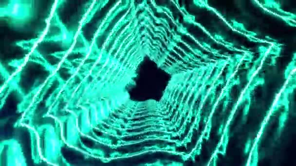 Graphismes Mouvement Animation Tunnel — Video