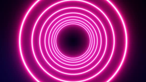 Graphismes Mouvement Animation Tunnel — Video