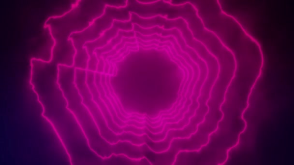 Graphismes Mouvement Animation Tunnel — Video
