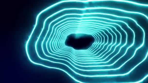 Tunnel Animation Motion Graphics — Video Stock
