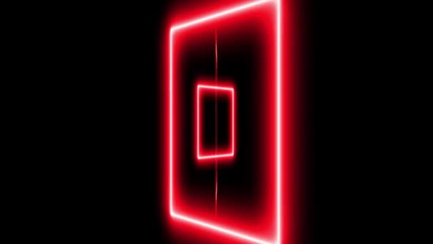 Neon Sign Object Electric Animation Motion Graphics — Stockvideo