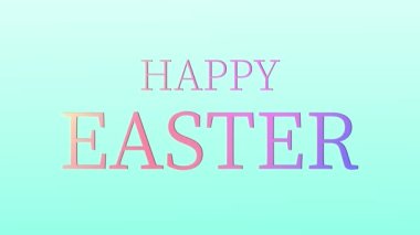 Mutlu Paskalya olayları metin canlandırma hareketleri grafikleri