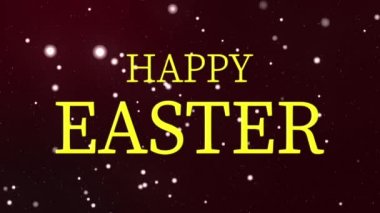 Mutlu Paskalya olayları metin canlandırma hareketleri grafikleri