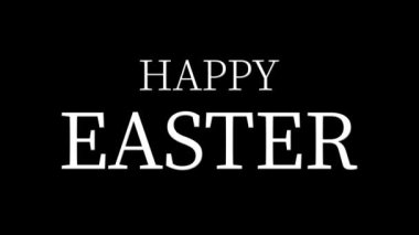 Mutlu Paskalya olayları metin canlandırma hareketleri grafikleri