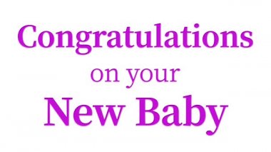 Yeni bebek mesajı animasyon animasyonu grafikleriniz için tebrikler.