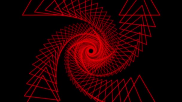 Forma Infinita Animación Cibernética Gráficos Movimiento — Vídeo de stock