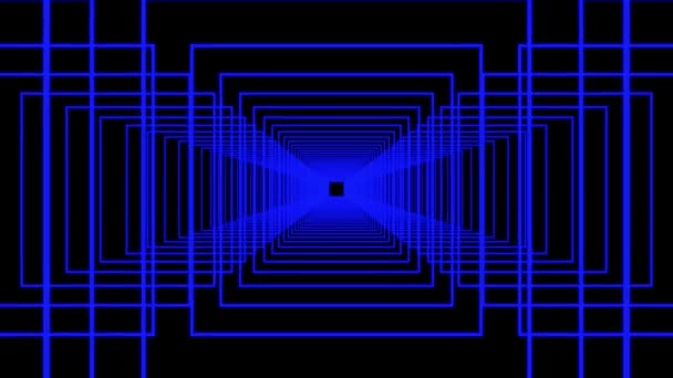 Форма Нескінченної Графіки Руху Кібер Анімації — стокове відео