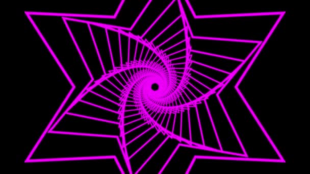 Shape Infinite Cyber Animation Motion Graphics — стоковое видео