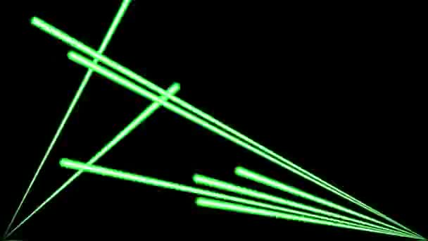 Scéna Set Laser Light Spotlight Motion Graphics — Stock video
