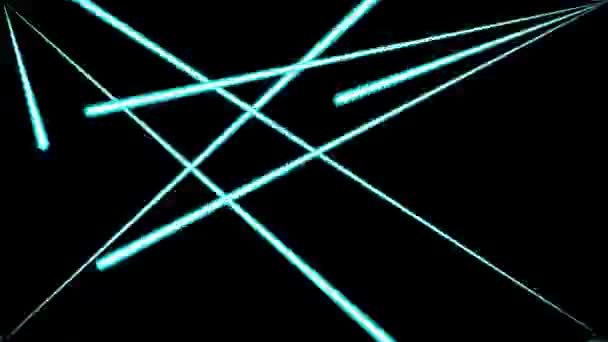 Сценічний Набір Лазерного Світла Точкова Світлова Графіка Руху — стокове відео