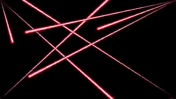 Toneelset Laser Light Spotlight Motion Graphics — Stockvideo