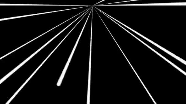 Zestaw Sceniczny Laserowe Światło Reflektorów Grafika Ruchu — Wideo stockowe