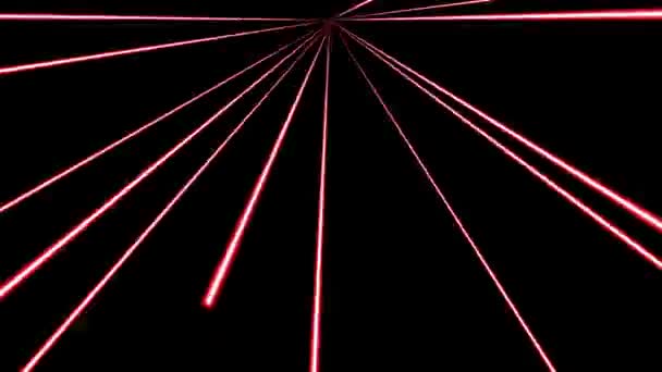 Bühnenbild Laserlicht Scheinwerfer Bewegungsgrafik — Stockvideo