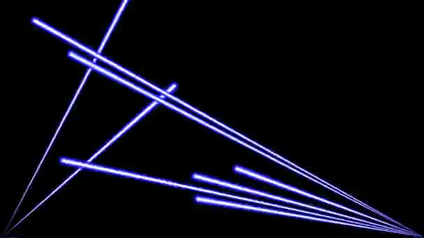 Scenuppsättning Laser Ljus Spotlight Rörelse Grafik — Stockvideo