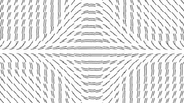 Intertravando Movimento Onda Fundo Movimento Gráficos — Vídeo de Stock