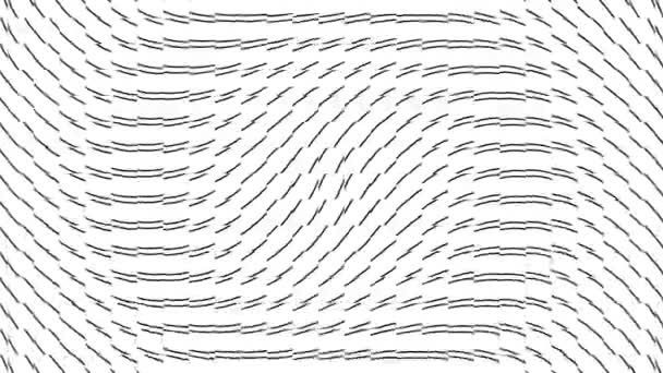 Interlocking Moving Wave Background Motion Graphics — Vídeo de Stock