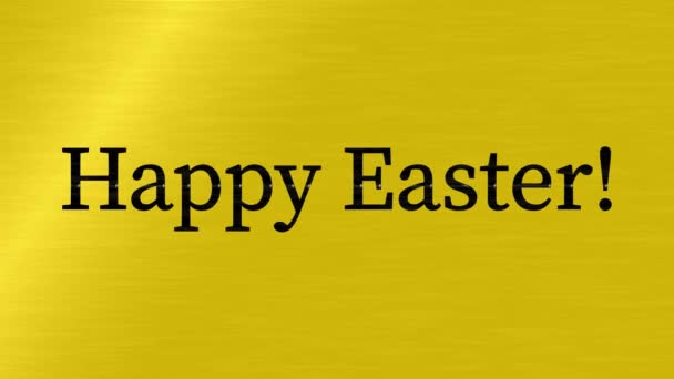 Happy Easter event text animation motion graphics
