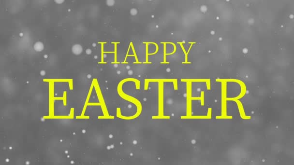 Happy Easter Event Text Animation Motion Graphics — Stockvideo