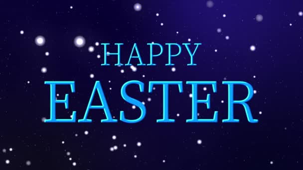 Happy Easter Event Tekst Animatie Motion Graphics — Stockvideo