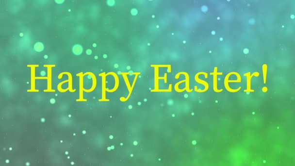 Happy Easter Event Text Animation Motion Graphics – Stock-video