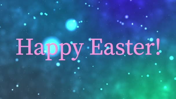Happy Easter Event Text Animation Motion Graphics — Video Stock