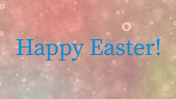 Buona Pasqua Testo Animazione Motion Grafica — Video Stock