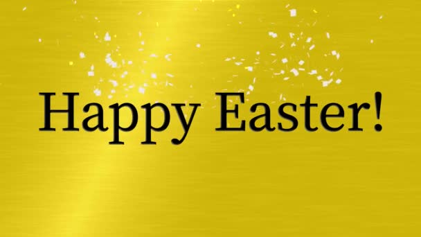 Happy Easter Event Text Animation Motion Graphics — Vídeo de Stock