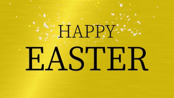 Happy Easter Event Text Animation Motion Graphics — Video Stock