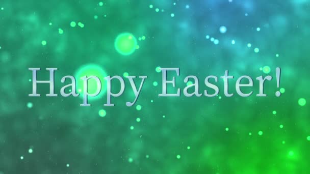 Happy Easter Event Text Animation Motion Graphics — 图库视频影像